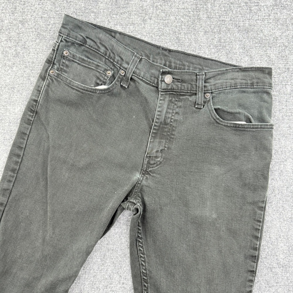 Levi Strauss 511 Slim Fit Jeans Men black Gray W34 L27 Denim Pants